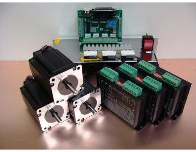 Stepper Motor Kit 3.1Nm x 3 Axis Nema23 Stepper Motor Kit 3.1Nm x 3 Axis Nema23